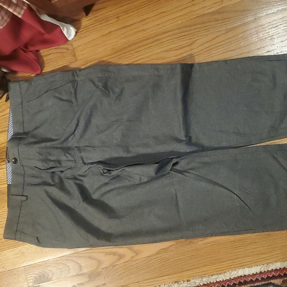 BR slim fit brushed cotton pants